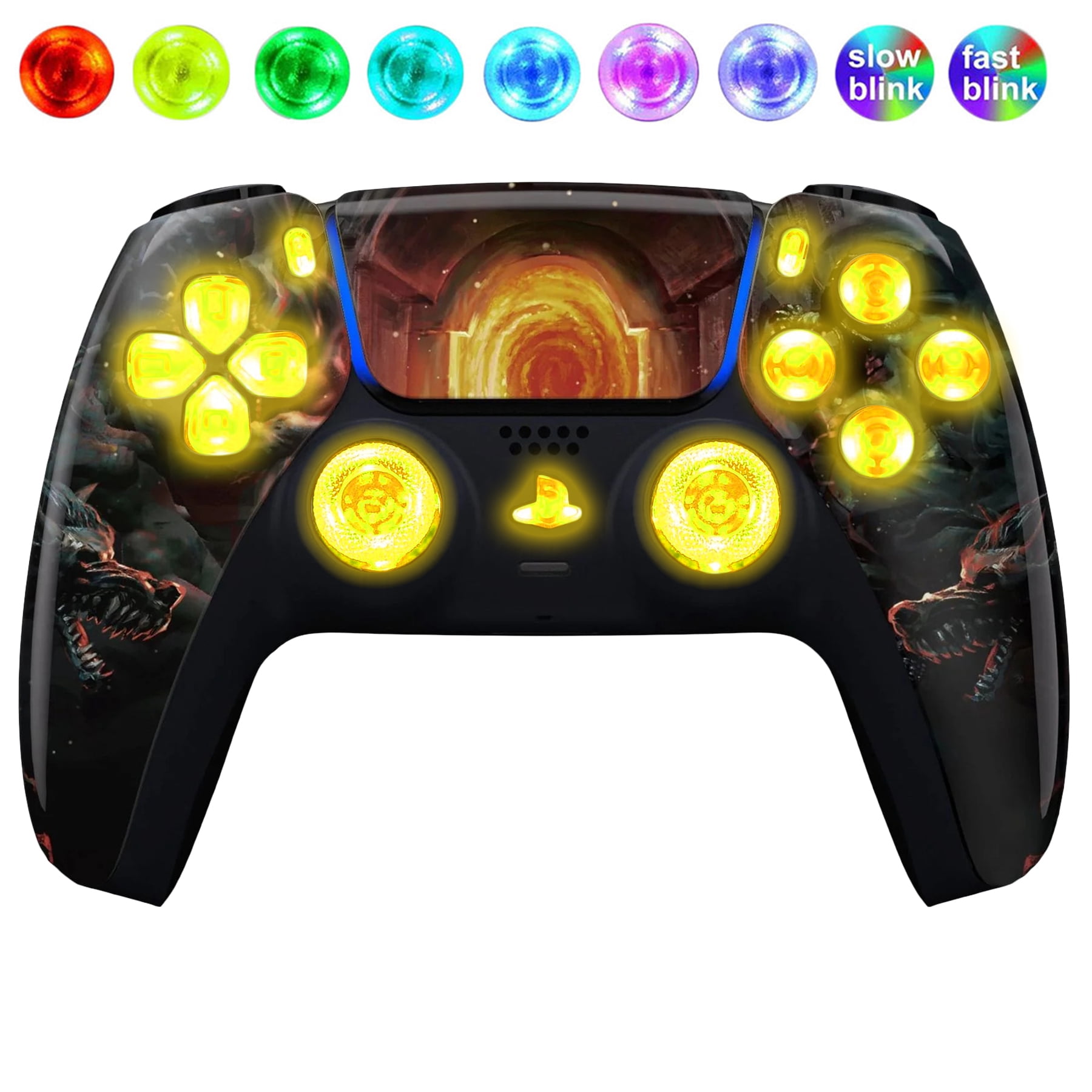 Entrance Flames Silent Modz LED Light Up Button Wi