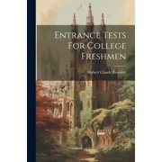 Entrance Tests For College Freshmen, Paperback