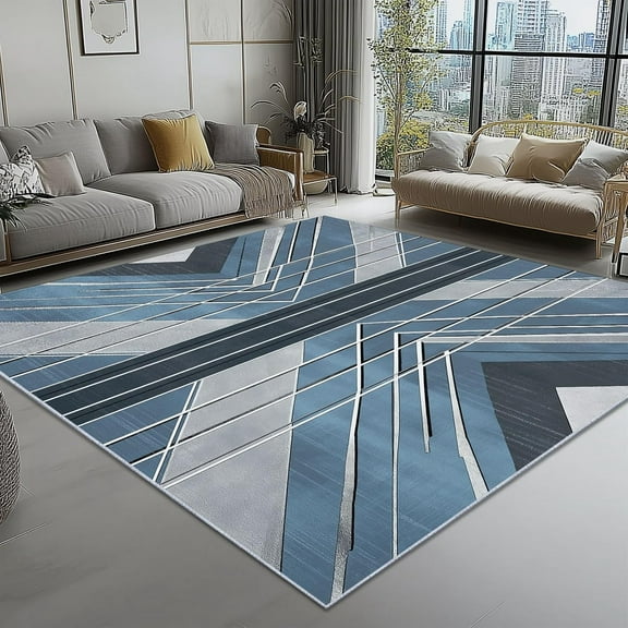 Entrance Washable Area Rugs Bedroom Rugs Non-slip Non-linting Living Room Rugs Super Soft Rugs Indoor Rugs Home Decoration 5x6ft
