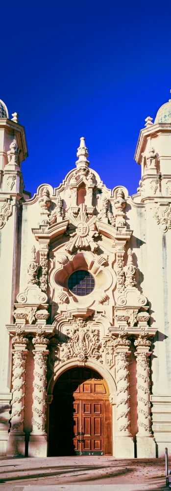 Entrance doorway of Casa del Prado Theater Balboa Park San Diego California USA Canvas Art - Panoramic Images (7 x 18)
