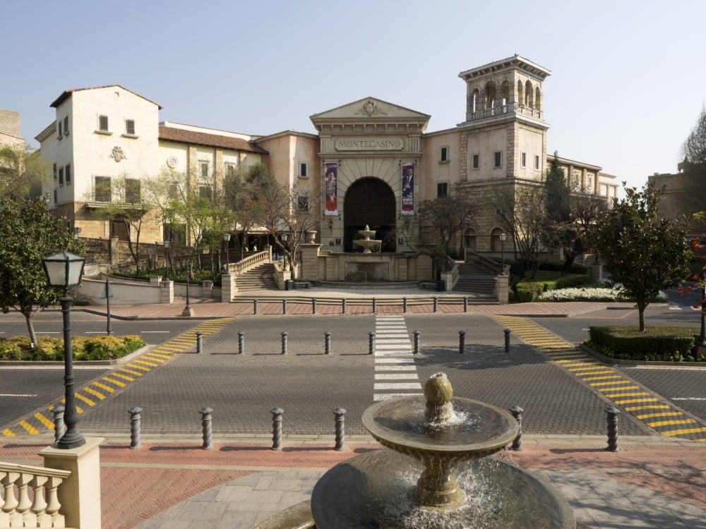 Entrance of Montecasino Johannesburg Gauteng Province South Africa Canvas Art - Panoramic Images (12 x 16)