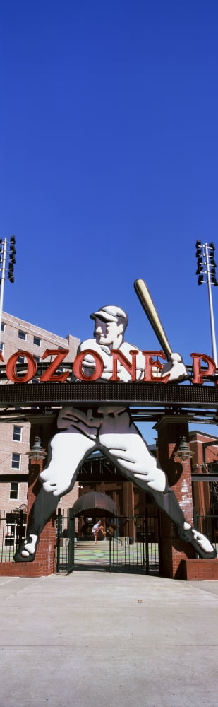 Entrance of a baseball stadium Autozone Park Memphis Tennessee USA Canvas Art - Panoramic Images (27 x 9)