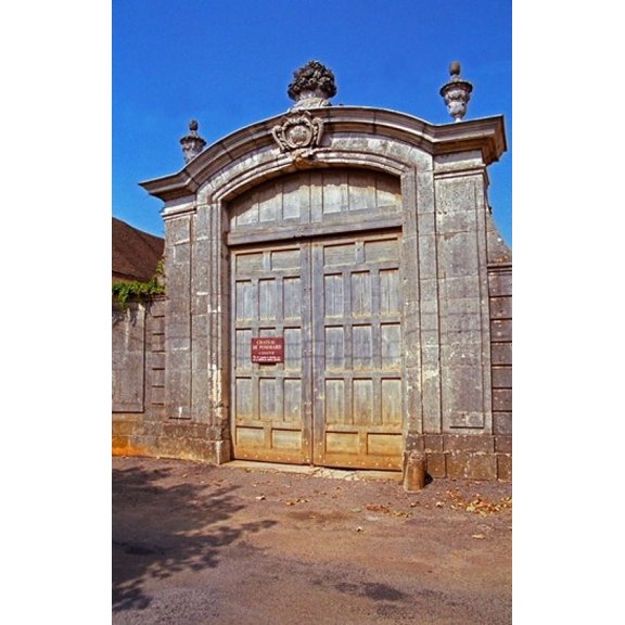 Entrance to Chateau de Pommard France Canvas Art - Per Karlsson DanitaDelimont (24 x 36)