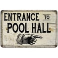 thumbnail image 1 of Entrance to Pool Hall Vintage Look Chic Distressed 8x12208120020165, 1 of 1