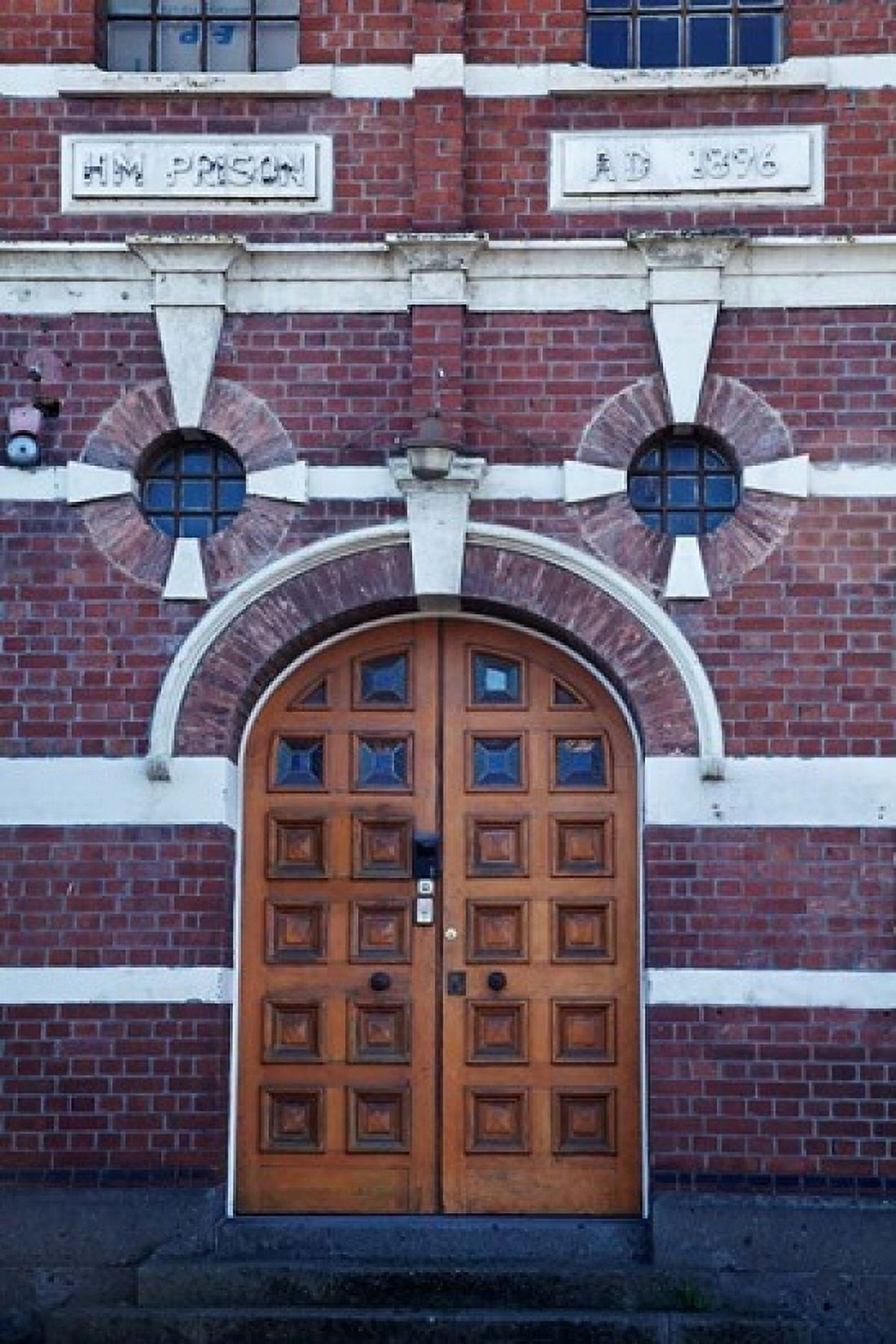 Entrance to old Dunedin Prison (1896) Dunedin South Island New Zealand Canvas Art - David Wall DanitaDelimont (24 x 36)