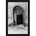 thumbnail image 1 of Entrance to the Old Tower 26x40 Large Black Ornate Wood Framed Canvas Art by Vincent van Gogh, 1 of 2