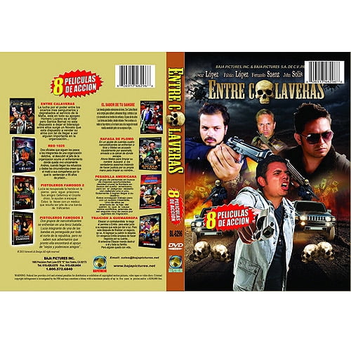 Entre Calaveras (8 Peliculas De Accion) (Spanish)