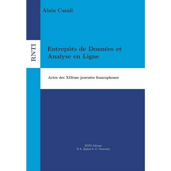 Entrepts de donnes et analyse en ligne: Actes XIIme journes francophones, (Paperback)