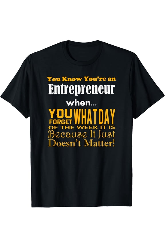 Entrepreneur Boss CEO Tax Accountant T Shirt Gift Idea
