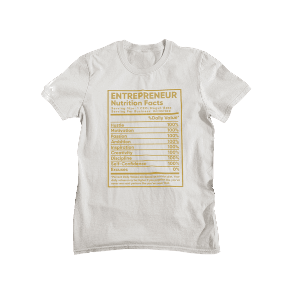 Entrepreneur Table of Content T-Shirt