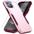 thumbnail image 1 of Entronix 2-in-1 Rugged Case iPhone 14 Pro Max with Screen Protector, Pink, 1 of 8