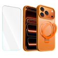 thumbnail image 1 of Entronix 2-in-1 Magnetic Matte Case Compatible with iPhone 17 Pro and iPhone 18 Pro with Screen Protector, Orange, 1 of 8