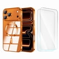thumbnail image 1 of Entronix Bundle Compatible with iPhone 17 Pro Max — Magnetic Clear Phone Case & 2 Clear Screen Protector, Anti-Drop 9H Easy Install, Orange, 1 of 8