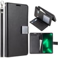 thumbnail image 1 of Entronix Case Compatible with iPhone 17 Air - Foldable Leather Wallet, Card Holder & Lanyard, 1 of 7