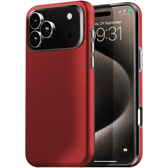 Entronix Case Compatible with iPhone 17 Pro Max - Anti-Slip Rugged Shockproof Cover