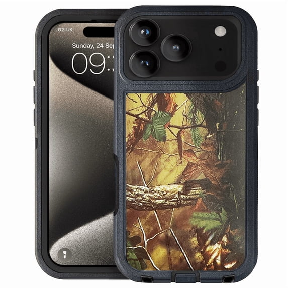 Entronix Heavy Duty Case Compatible with iPhone 17 Pro / iPhone 18 Pro, Shockproof Hard Cover, Camo Pattern