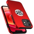 thumbnail image 1 of Entronix Protective Case Compatible with iPhone 11, Ring Holder Cover, Red, 1 of 6