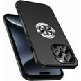 thumbnail image 1 of Entronix Case Designed for Apple iPhone 15 Pro Max Heavy Duty Case with Built-in Kickstand, Dual Layer Protection with Rotating Holder Ring, Sturdy Case for Apple iPhone 15 Pro Max, Black, 1 of 6