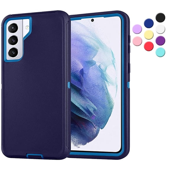 Entronix Case For Samsung Galaxy S21 Plus Heavy Duty Case {Shock Proof-Shatter Resistant - Sturdy Rubber Case- Compatible for Entronix Case For Samsung Galaxy S21 Plus} Blue