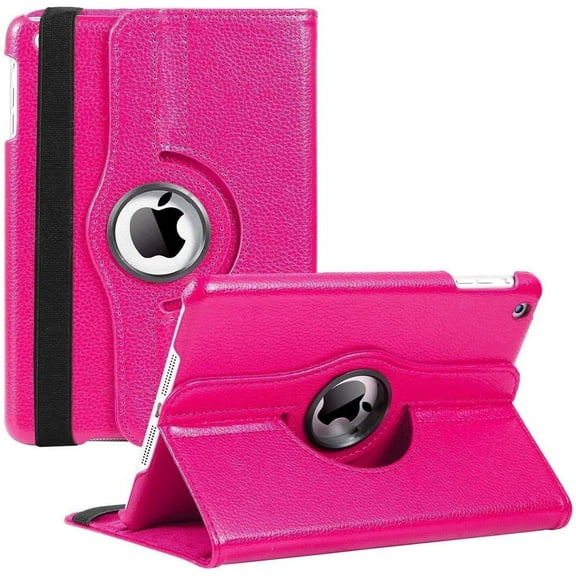 Entronix Case designed for iPad Mini 7 8.3 in Case with 360º Rotating Kickstand, Hot Pink