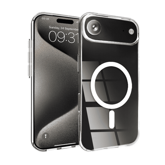 Entronix Crystal Clear Case for iPhone 17 Air – Magnetic Compatible, Sturdy Protective Cover