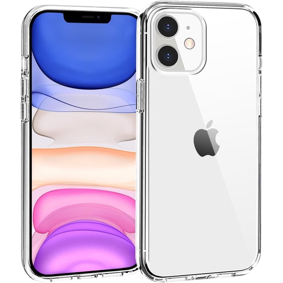 Entronix Clear Case Compatible with iPhone 11, Shockproof Hard Cover