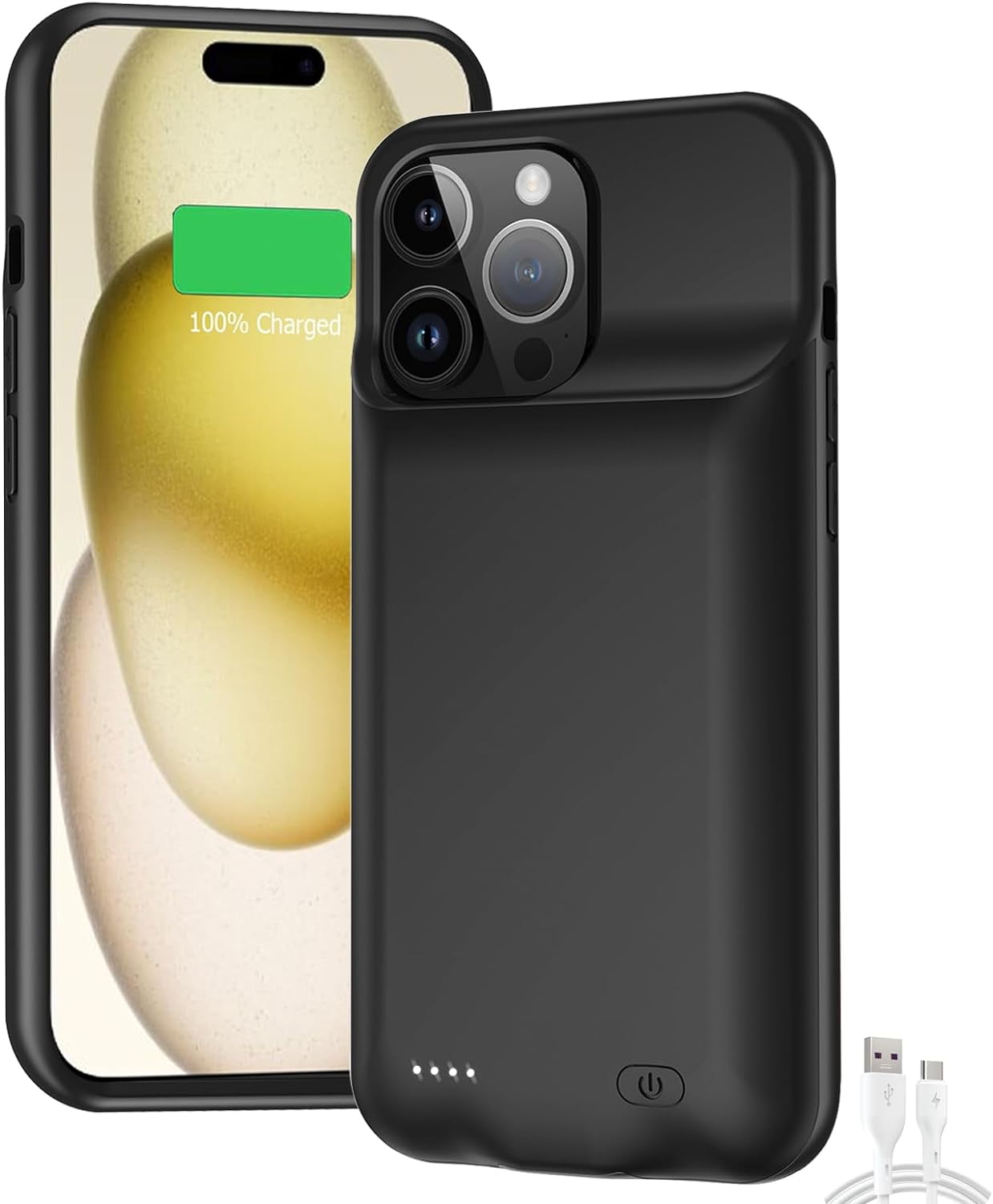 Entronix Extended Battery Charging Cell Phone Case for Apple