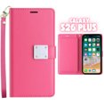 thumbnail image 1 of Entronix Foldable Case Compatible with Galaxy S26 Plus, Book Wallet Cover with Cash Card Holder & Lanyard, Hot Pink, 1 of 5