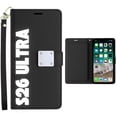 thumbnail image 1 of Entronix Foldable Case for Galaxy S26 Ultra, Book Wallet Cover with Cash Card Holder & Lanyard, Black, 1 of 6