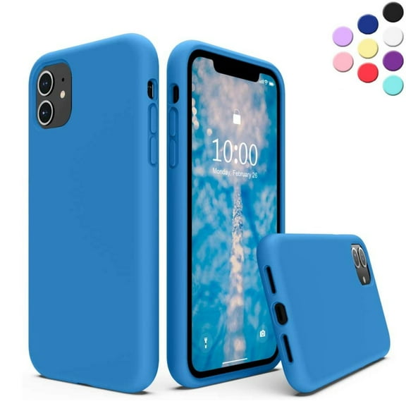 Entronix Full Body Protection Silicone Back Cover for iPhone 12 Mini, Aqua