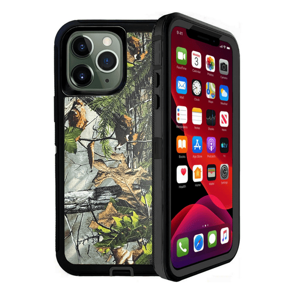 Entronix Heavy Duty Rugged Case for iPhone 11 Pro Max Shockproof Dustproof Durable Cover, Camo