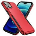thumbnail image 1 of Entronix Heavy Duty Case Compatible with iPhone 15 Plus, Slim Hard Cover, Red, 1 of 7