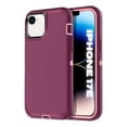 thumbnail image 1 of Entronix Heavy Duty Case Compatible with iPhone 17e, Shockproof Dustproof Hard Cover, Purple, 1 of 7