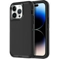 thumbnail image 1 of Entronix Heavy Duty Case Designed for Apple iPhone 16 Pro Max, Triple Layer Protection Shockproof Dropproof Dustproof Anti-Scratch Phone Case Cover for Apple iPhone 16 Pro Max, Black, 1 of 5