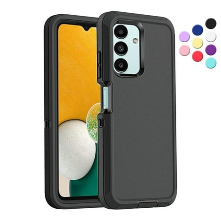 Entronix Heavy Duty Case Designed for Galaxy A53, Shockproof Triple Layer Rugged Case, Black