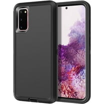 Designed for Samsung Galaxy S20 Heavy Duty Case, Triple Layer Protection Shockproof Dropproof Dustproof Anti-Scratch Phone Case Cover for Samsung Galaxy S20,Black