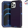 thumbnail image 1 of Entronix Heavy Duty Case Designed for iPhone 11 Pro, Shockproof Triple Layer Rugged Case, Blue, 1 of 7