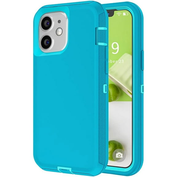 Entronix Heavy Duty Case Designed for iPhone 11 Shockproof Triple Layer Rugged Case, Teal