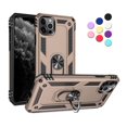 thumbnail image 1 of Entronix Heavy Duty Case Designed for iPhone 13 Pro Max, Rotating Ring Protective Cover, Gold, 1 of 6
