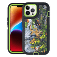 thumbnail image 1 of Entronix Heavy Duty Case Designed for iPhone 13 Pro Shockproof Triple Layer Rugged Case, Camo Green, 1 of 5