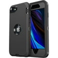 thumbnail image 1 of Entronix Heavy Duty Case Designed for iPhone 8 Shockproof Triple Layer Rugged Case, Black, 1 of 7