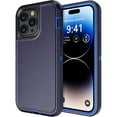 thumbnail image 1 of Entronix Heavy Duty Case For Phone 15 Pro, With Shock Proof-Shatter Resistant Rubber Shock Proof Shatter Resistant Rugged Rubber Compatible for Phone 15 Pro, Blue, 1 of 7