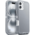thumbnail image 1 of Entronix Heavy Duty Case designed for iPhone 17 - Triple Layer Bumper Cover, Protective Smartphone Accessories, Gray, 1 of 6