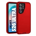 thumbnail image 1 of Entronix Heavy Duty Case for Galaxy S26 Ultra, Shockproof Dustproof Triple Layer Protective Cover, Red, 1 of 6