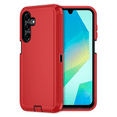 thumbnail image 1 of Entronix Heavy Duty Rugged Case Designed for Galaxy A16, Triple Layer Full-Body Protection, Red, 1 of 7