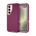 thumbnail image 1 of Entronix Heavy Duty Rugged Case for Galaxy S25 Shockproof Dustproof Durable Cover, Purple, 1 of 6