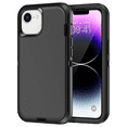 thumbnail image 1 of Entronix Heavy Duty Case Compatible with iPhone 16E, Shockproof Hard Cover, Black, 1 of 6