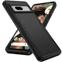 Entronix Heavy Duty Sleek Case Designed for Pixel 7, Shockproof Drop Protection, Black