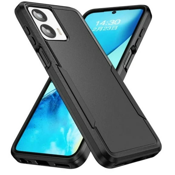 Entronix Heavy Duty Sleek Case designed for Moto G Stylus 2023, Shockproof Drop Protection, Black