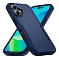 thumbnail image 1 of Entronix Heavy Duty Sleek Case designed for iPhone 16 Plus, Shockproof Drop Protection, Navy, 1 of 7